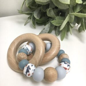 Silicone Teether - Blue