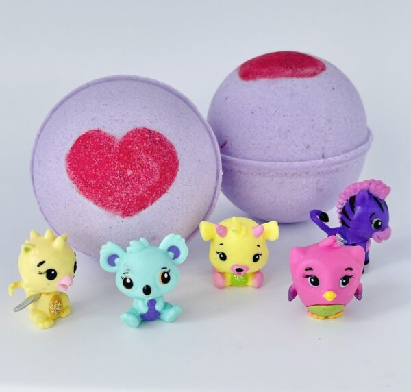 Kid's Surprise Bath Bombs with toy surprise inside
