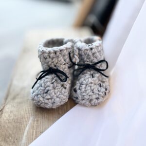 baby booties, baby slippers, crocheted baby gifts saskatoon