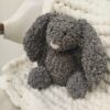 stuffed animal bunny grey