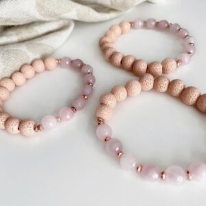 pink diffuser bracelet