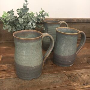 Pottery Mug with Lilac Grey Tones - Handmade