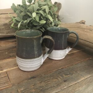 Pottery Mug - Locally Made - Dark Green