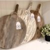 row of wood bread boards