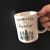 promoted to grandpa coffee mug 16 oz pregnancy announcement adoption announcement new grandpa