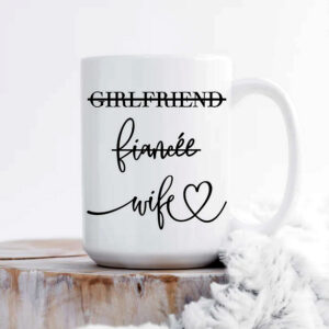 girlfriend fiancee wife evolution coffee mug bridal shower wedding gift