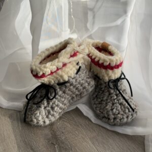 crochet slippers for kids in saskatoon gift store