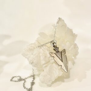 silver arrowhead necklace