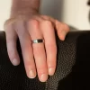 chunky silver ring unisex all gender masculine rings for men saskatoon