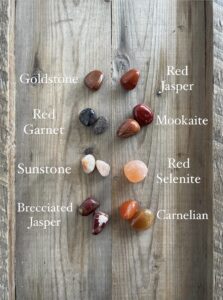 a collection of gemstones