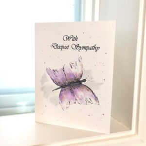 Sympathy Greeting Card - Butterfly