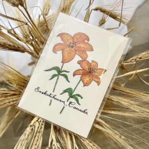 Tiger Lily art print - Saskatchewan Souvenir