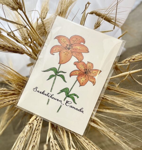 Tiger Lily art print - Saskatchewan Souvenir