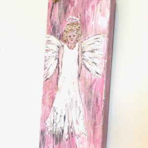 Hand painted Angel Wall Decor - sympathy gifts