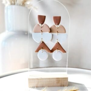 handmade polmer clay earrings - statement earrings saskatoon