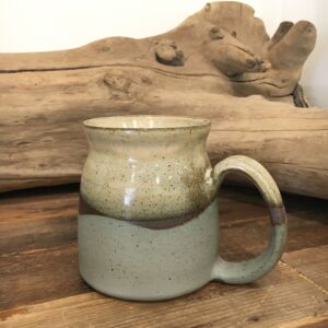 Grey Blue Pottery Mug