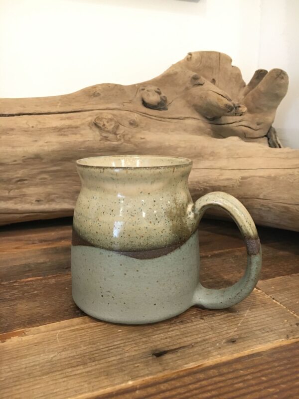 Grey Blue Pottery Mug