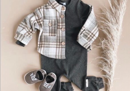 Kid's Plaid Shacket - fall jackets for toddlers - spring coat for baby gifts saskatoon