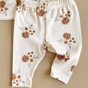 Quality children's clothing - floral leggings saskatoon
