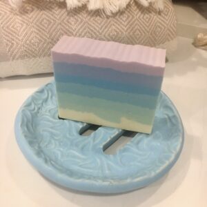 Ceramic Soap Dish - Turquoise