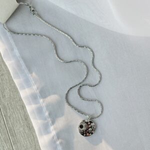 Sun & Moon Necklace - Silver