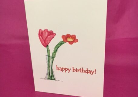 Greeting Card - Birthday Tulip - Cards by Finely