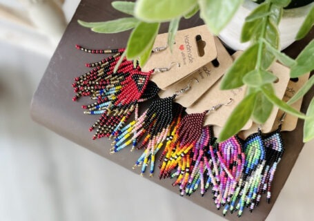 Traditional Beaded fringe Earrings - Fringe/Dangle