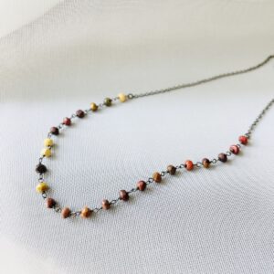 Mookate Gemstone Choker Necklace