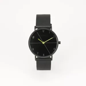 Matte Black Minimalist Watch