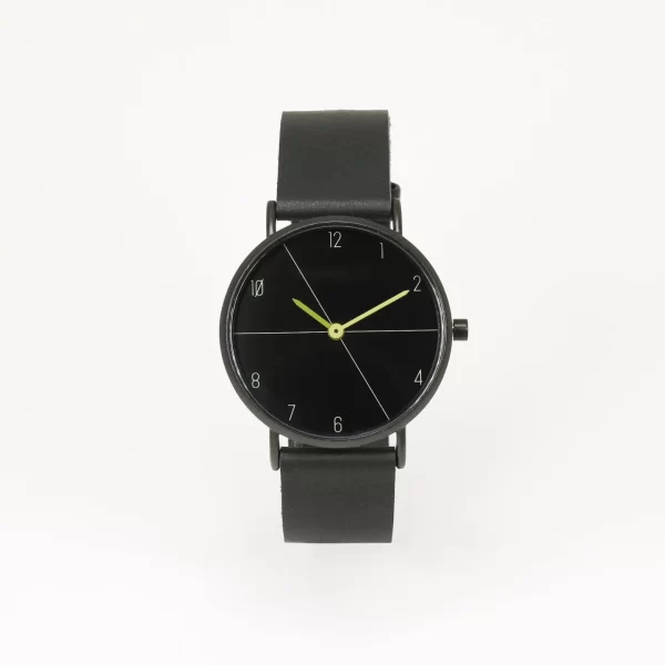 Matte Black Minimalist Watch