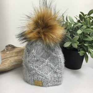 Baby Toque - Handmade - Grey