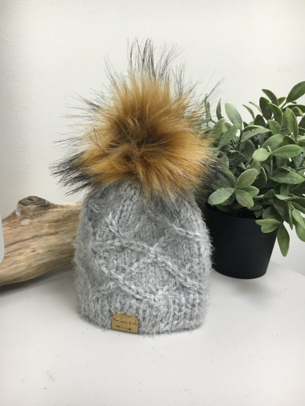 Baby Toque - Handmade - Grey