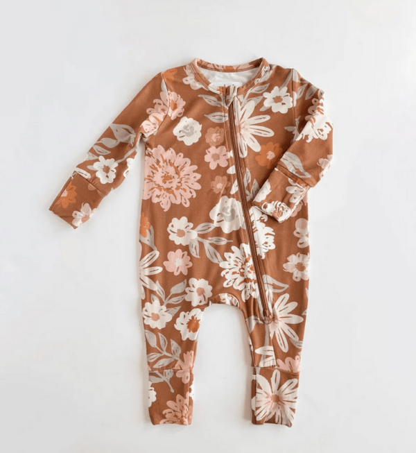 Infant Bamboo Sleeper - Floral