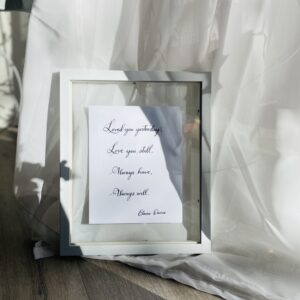calligraphy quote for anniversary wedding gift shop small saskatoon