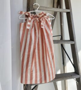 striped grow with me pillowcase dress