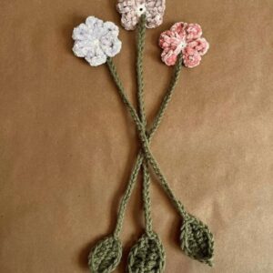 Flower Bookmarks - Crochet