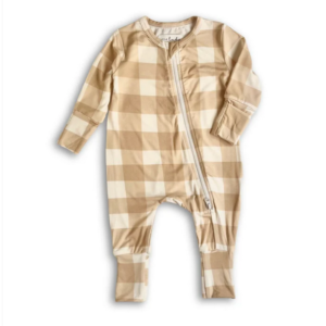 Infant Bamboo Sleeper - Checkered